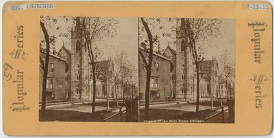 Church of the Holy Name, Chicago, c.1870 by American Photographer